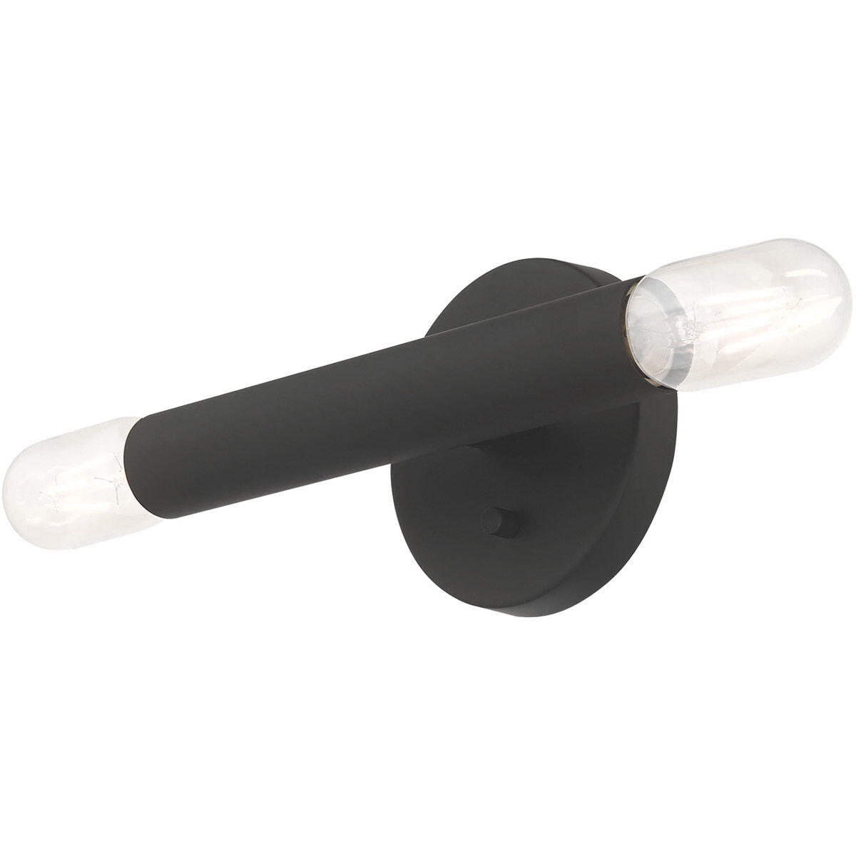 Copenhagen 2 Light 5 inch Black ADA ADA Wall Sconce Wall Light