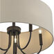Bellingham 5 Light 22 inch Bronze Pendant Chandelier Ceiling Light