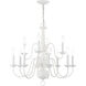 Williamsburg 12 Light 26 inch White Chandelier Ceiling Light