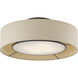 Ellsworth 4 Light 21 inch Bronze Semi Flush Mount Ceiling Light, Large