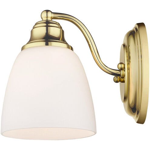 Somerville 1 Light 6 inch Polished Brass Wall Sconce Wall Light