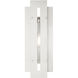 Utrecht 1 Light 22 inch Brushed Nickel Accents Outdoor Wall Lantern