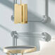 Varick 1 Light 7 inch Satin Brass Mini Pendant Ceiling Light