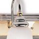 Belmont 3 Light 24 inch Polished Chrome & Polished Brass Vanity Sconce Wall Light