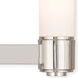 Weston 3 Light 22 inch Polished Nickel ADA Vanity Sconce Wall Light