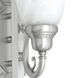 French Regency 1 Light 6 inch Brushed Nickel Single Sconce Wall Light