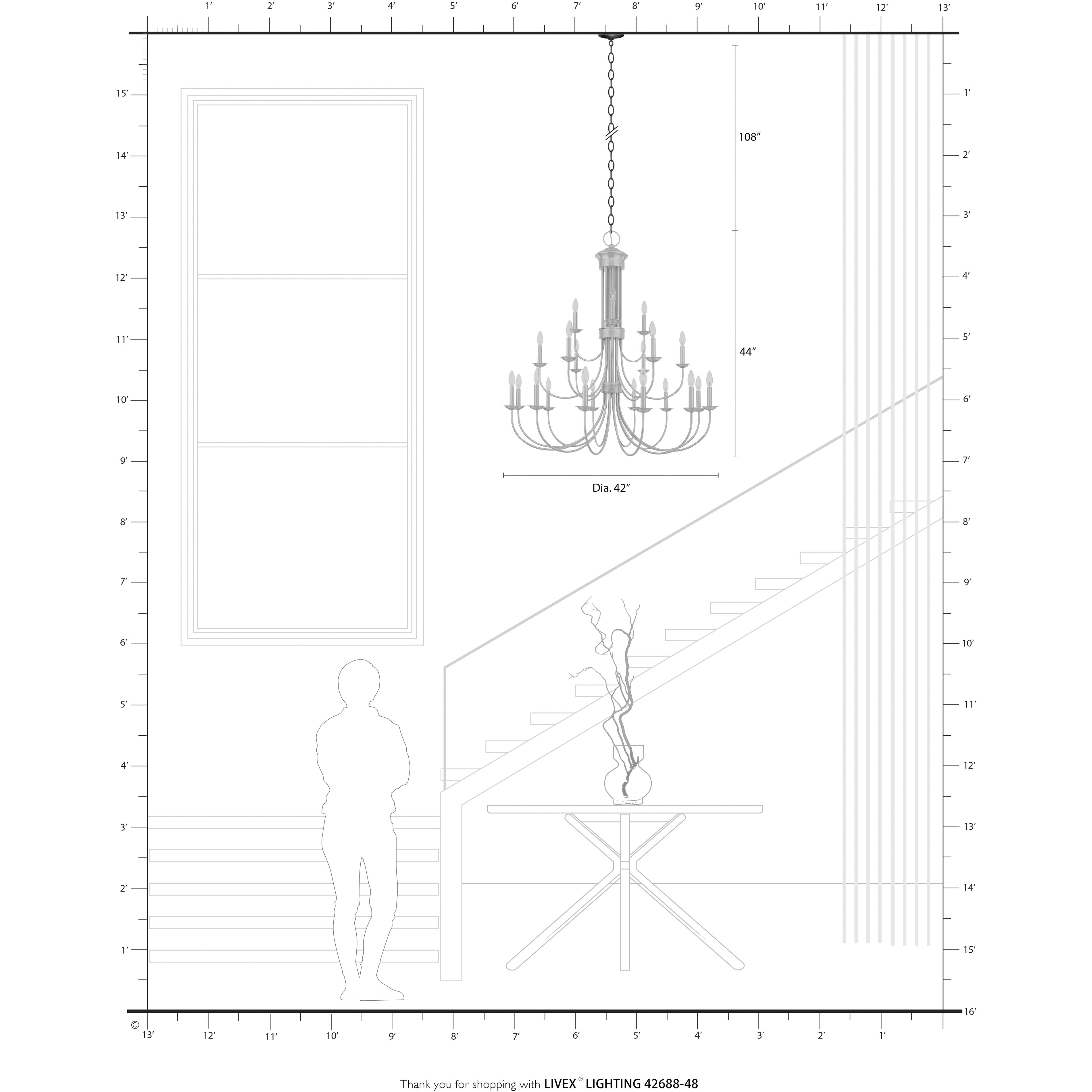 Estate 21 Light 42 inch Antique Gold Leaf Chandelier Ceiling Light, Extra Large
