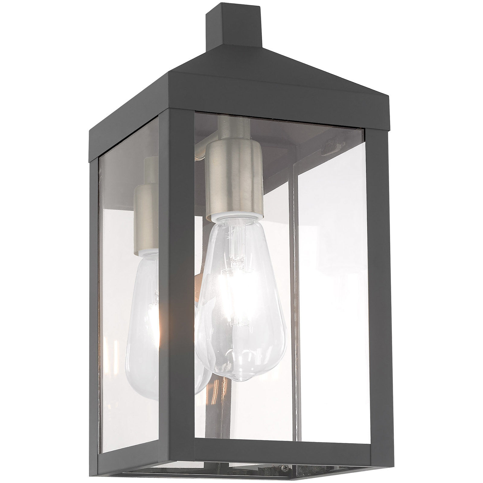 Nyack 1 Light 13 inch Scandinavian Gray Outdoor Wall Lantern