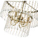 Elizabeth 4 Light 18 inch Antique Brass Pendant Chandelier Ceiling Light