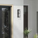 Gaffney 2 Light 16 inch Black with Brushed Nickel Finish Accents Outdoor ADA Wall Lantern in Black with Brushed Nickel Accent