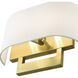 Allison Wall Sconce Wall Light in Satin Brass, Medium
