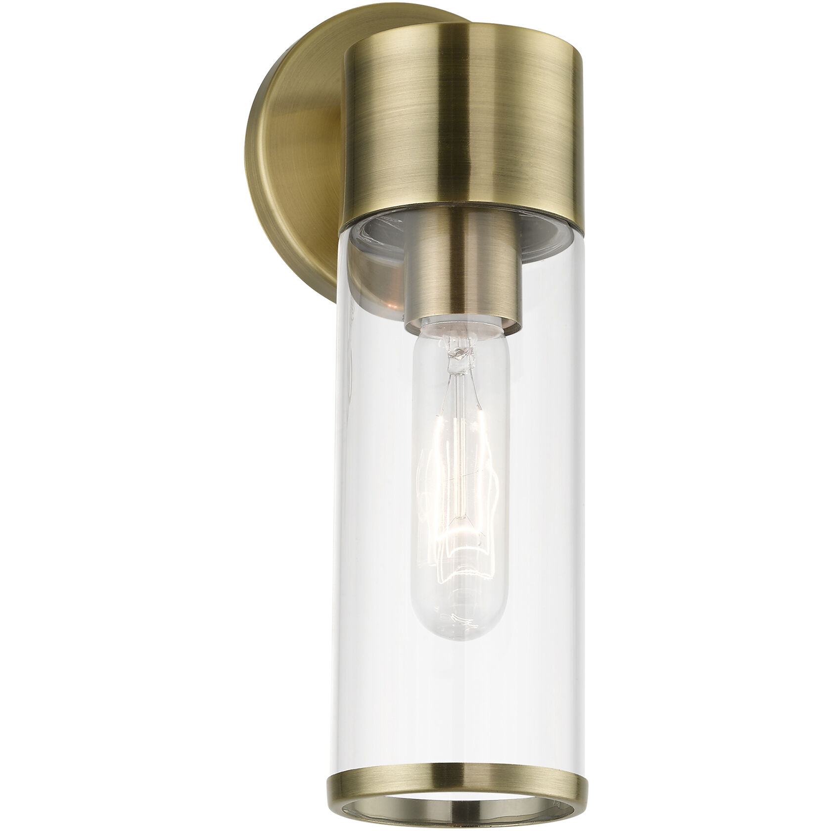 Banca 1 Light 4 inch Antique Brass ADA Single Sconce Wall Light, Single