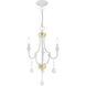 Glendale 3 Light 14 inch White Mini Chandelier Ceiling Light