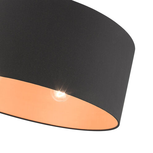 Sentosa 3 Light 18 inch Black Pendant Ceiling Light