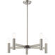 Copenhagen 5 Light 25 inch Brushed Nickel Chandelier Ceiling Light