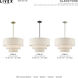 Gladstone 4 Light 23 inch Brushed Nickel Pendant Chandelier Ceiling Light