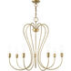 Lucerne 7 Light 30 inch Antique Brass Chandelier Ceiling Light