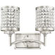 Grammercy 2 Light 14 inch Brushed Nickel Bath Vanity Wall Light