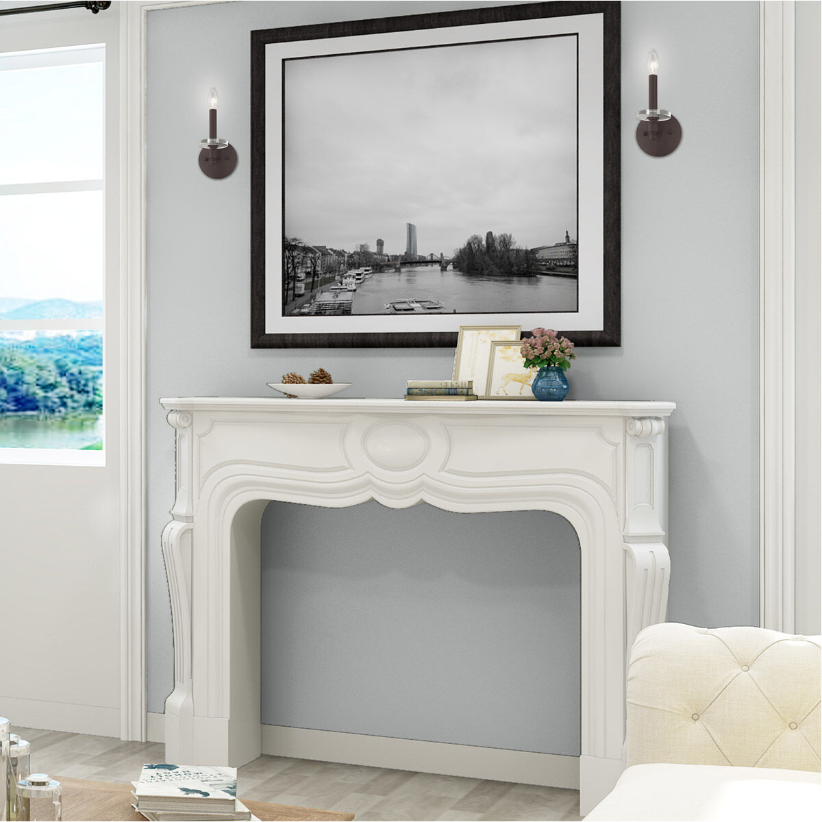 Bennington 1 Light 5 inch Bronze Wall Sconce Wall Light