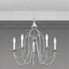Alessia 5 Light 24 inch Brushed Nickel Chandelier Ceiling Light