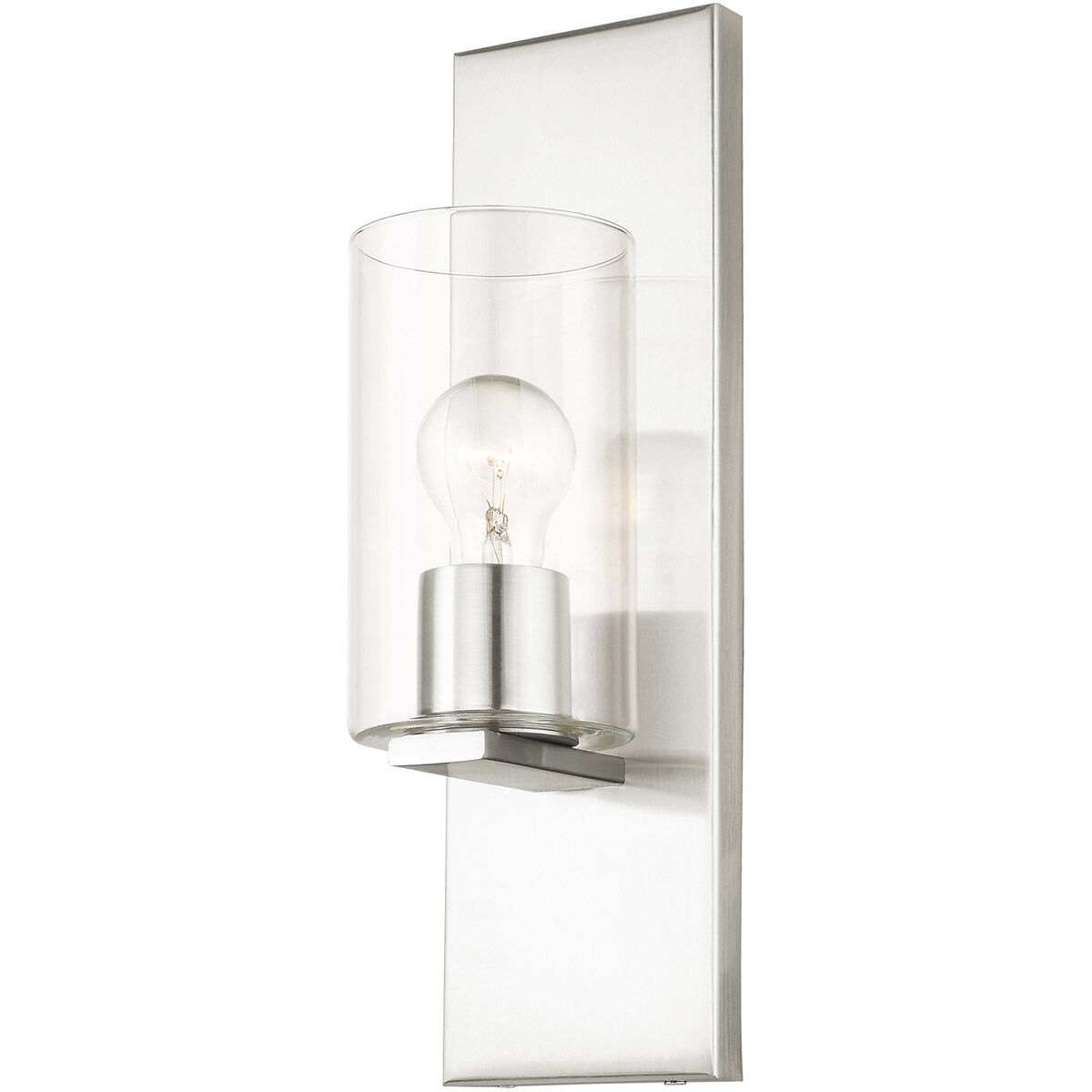 Zurich 1 Light 5 inch Brushed Nickel Sconce Wall Light