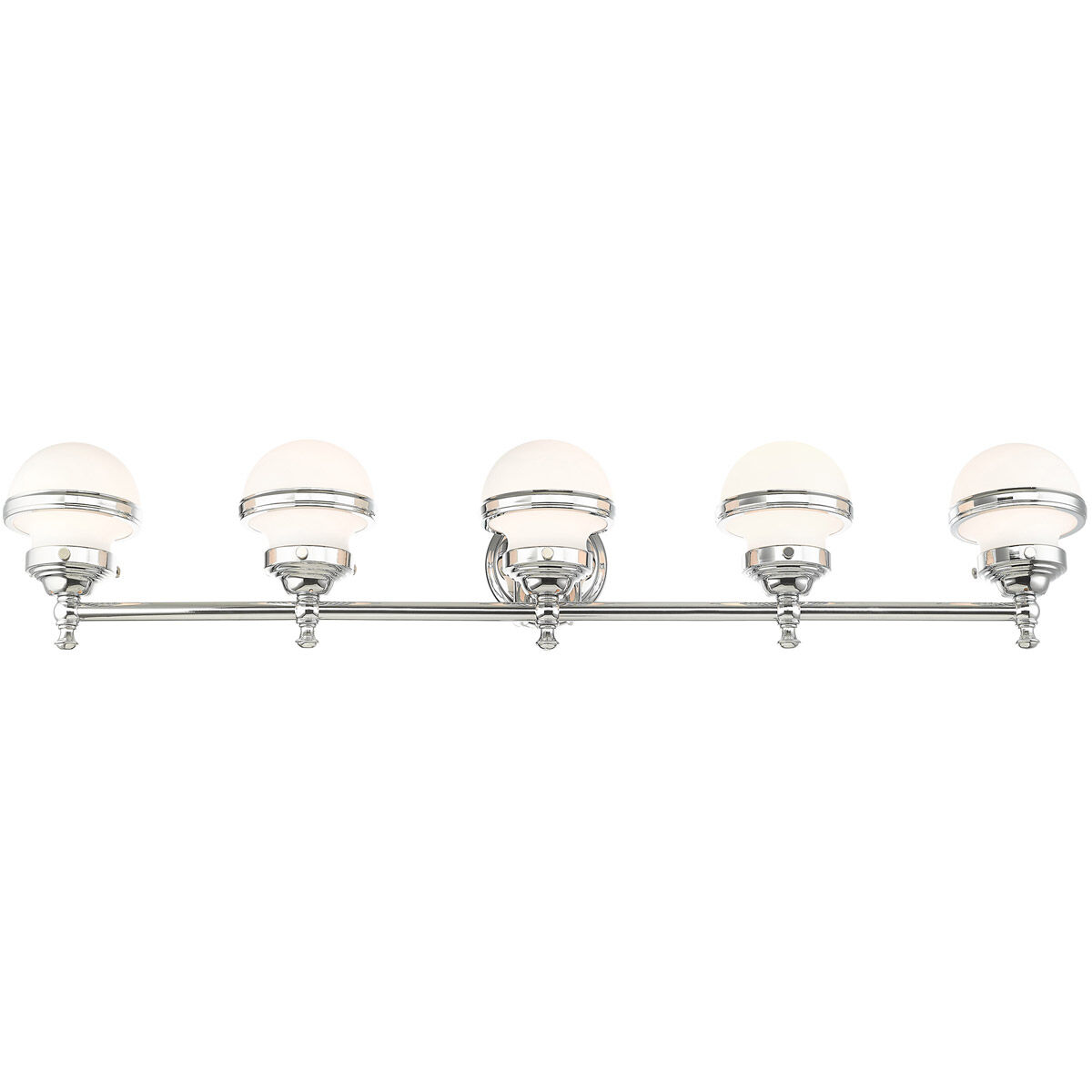 Oldwick 5 Light 43 inch Polished Chrome Bath Vanity Wall Light