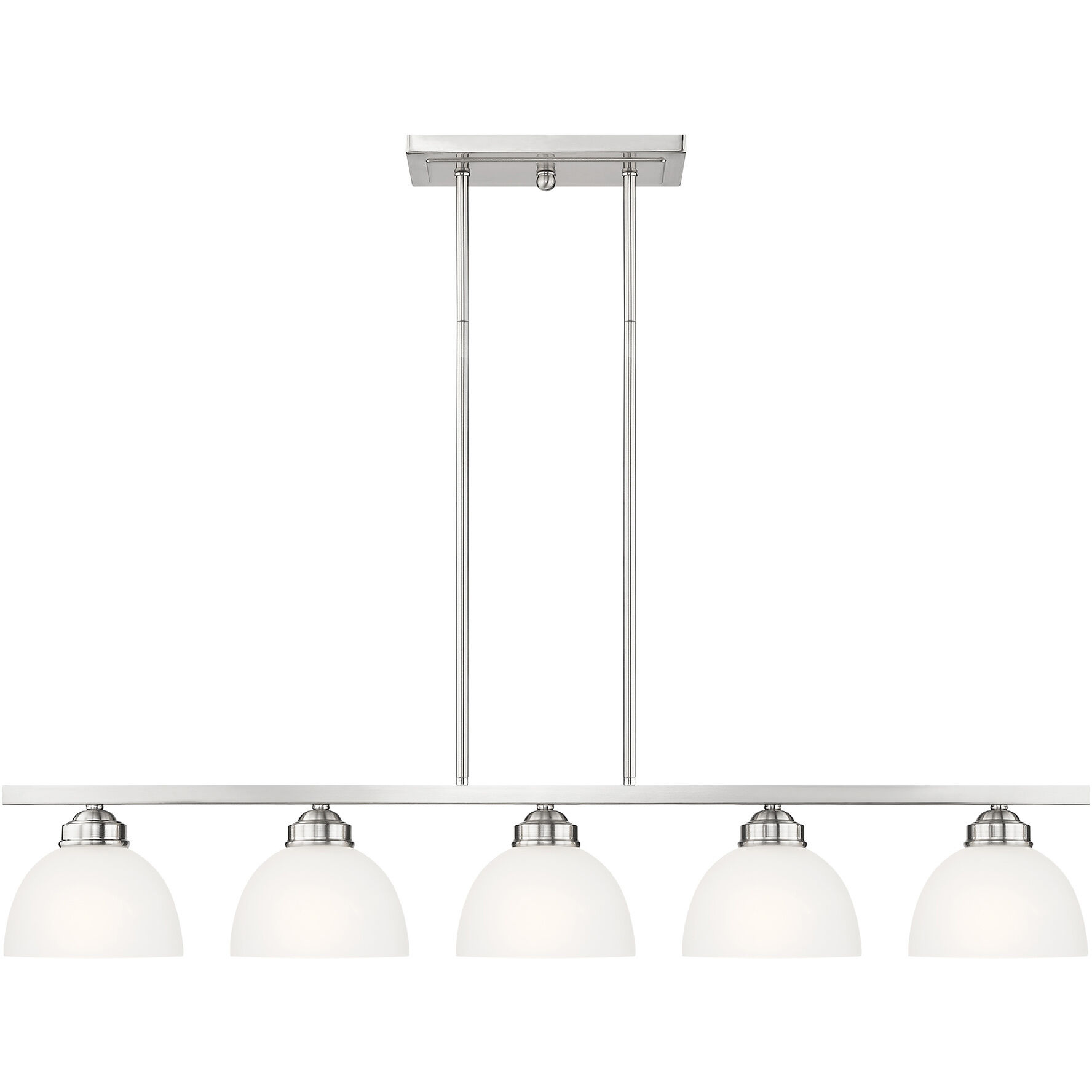 Somerset 5 Light 42 inch Brushed Nickel Island Ceiling Light