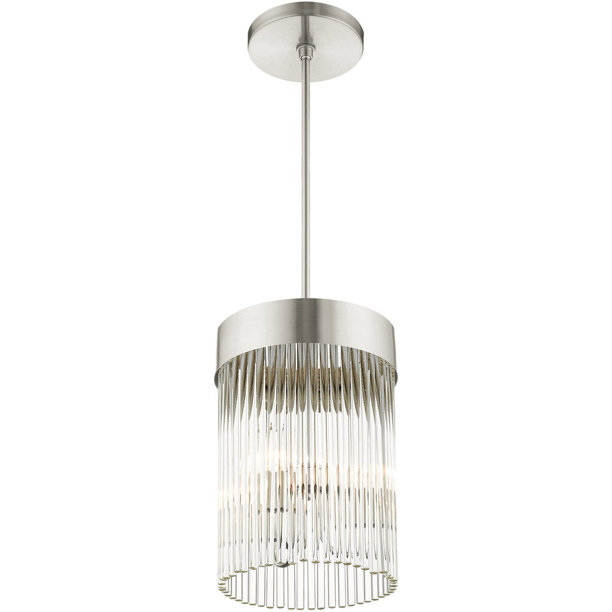 Norwich 3 Light 10 inch Brushed Nickel Chandelier Ceiling Light