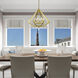 Diamond 8 Light 28 inch Polished Brass Chandelier Ceiling Light