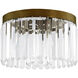 Ashton 4 Light 13 inch Hand Painted Palacial Bronze Flush Mount Ceiling Light