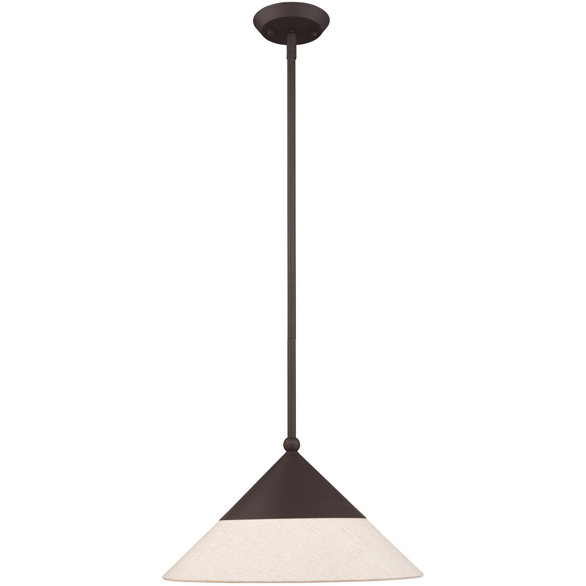 Stockholm 1 Light 15 inch Bronze Mini Pendant Ceiling Light