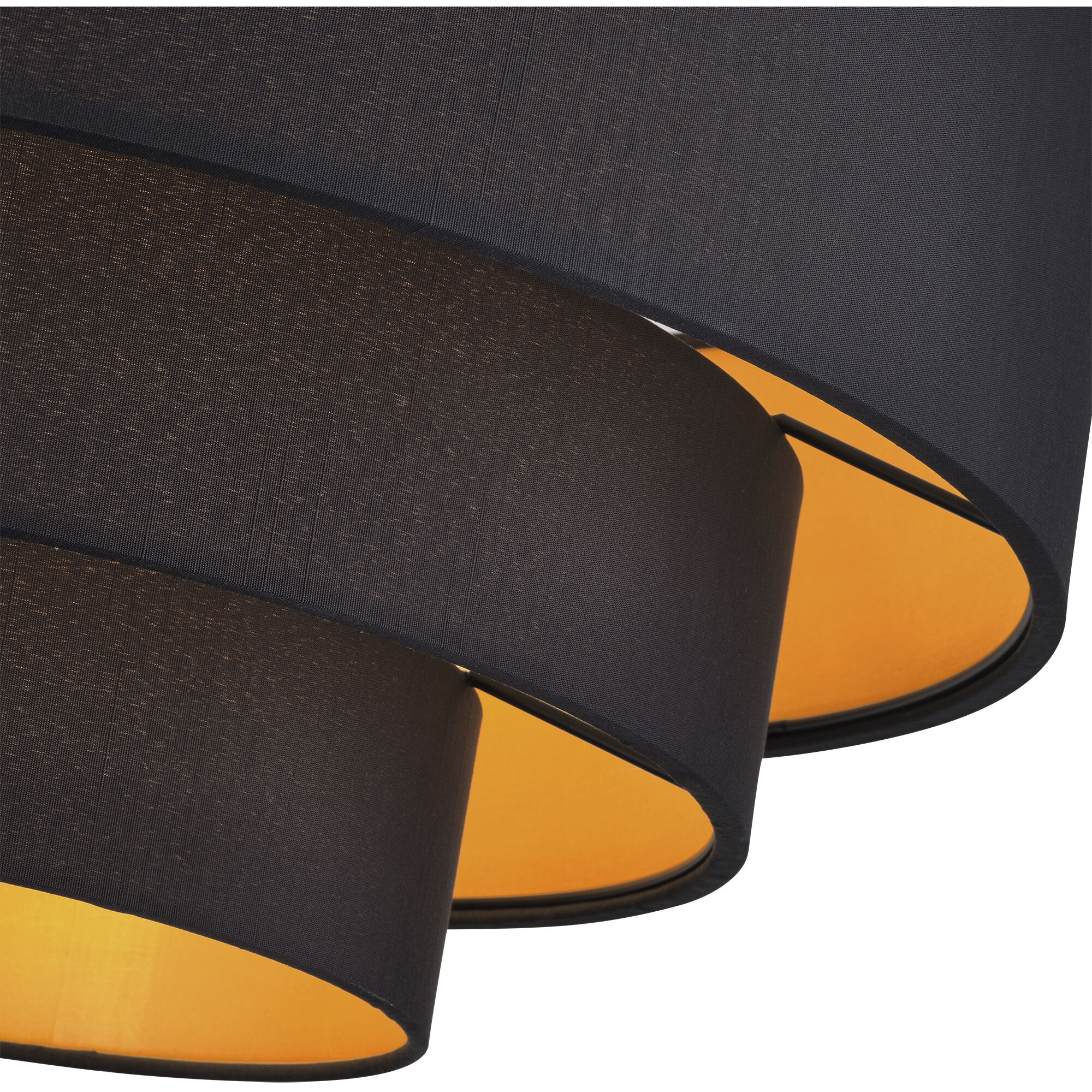 Sentosa 4 Light 21 inch Black Semi Flush Mount Ceiling Light, Extra Large