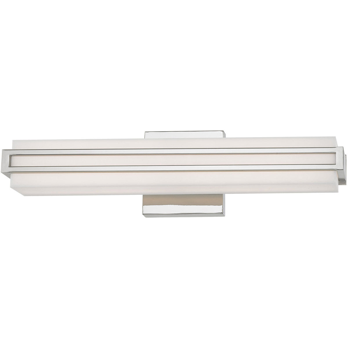 Fulton LED 4 inch Polished Chrome ADA Bath Vanity Wall Light