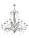 Daphne 18 Light 42 inch Polished Chrome Grande Foyer Chandelier Ceiling Light