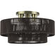 Acordia 3 Light 18 inch Antique Brass Semi Flush Mount Ceiling Light, Large