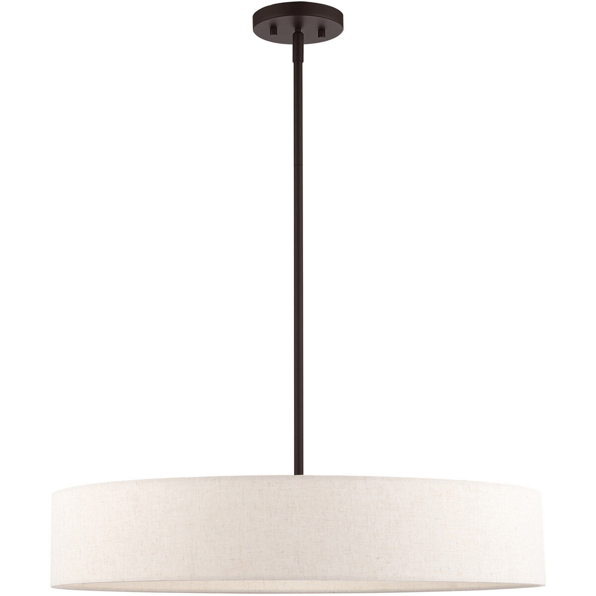 Venlo 5 Light 26 inch Bronze with Antique Brass Accents Pendant Ceiling Light