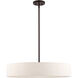 Venlo 5 Light 26 inch Bronze with Antique Brass Accents Pendant Ceiling Light