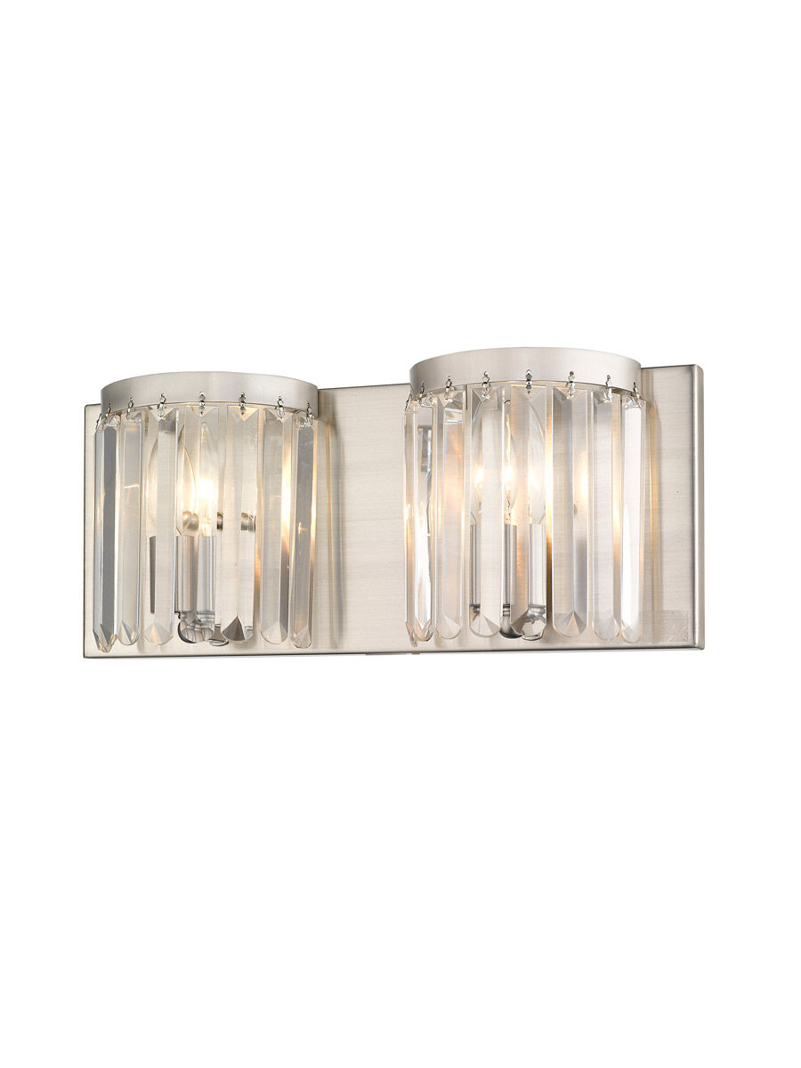 Ashton 2 Light 17 inch Brushed Nickel ADA Bath Vanity Wall Light