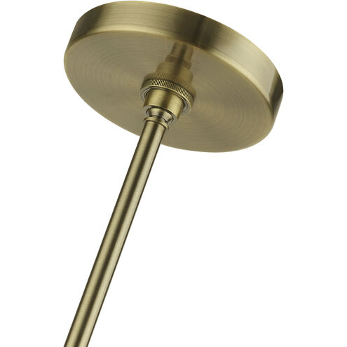 Uptown 6 Light 20 inch Antique Brass Pendant Chandelier Ceiling Light
