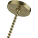 Uptown 6 Light 20 inch Antique Brass Pendant Chandelier Ceiling Light