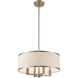 Park Ridge 4 Light 18 inch Brushed Nickel Chandelier Ceiling Light