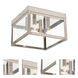 Nyack 4 Light 10.5 inch Brushed Nickel Outdoor Ceiling Mount