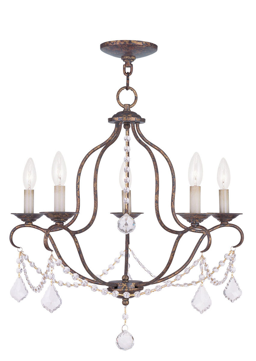 Chesterfield 5 Light 22.00 inch Chandelier