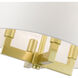 Cresthaven 4 Light 18 inch Satin Brass Pendant Chandelier Ceiling Light