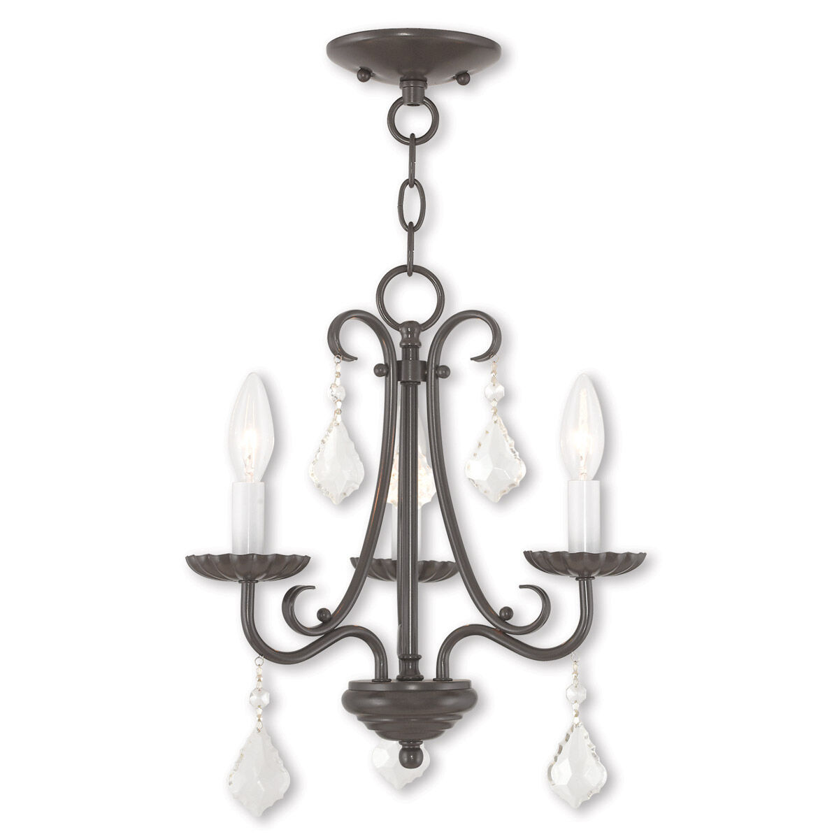 Daphne 3 Light 13.88 inch Mini Chandelier
