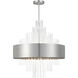 Orenburg 14 Light 35 inch Brushed Nickel Large Pendant Chandelier Ceiling Light