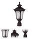 Oxford 1 Light 19 inch Bronze Medium Outdoor Post Top Lantern