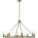 Lansdale 8 Light 34 inch Antique Brass Chandelier Ceiling Light