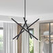 Soho 8 Light 24 inch Black Chandelier Ceiling Light