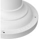 Allison 6.5 inch Textured White Pier Mount Adapter